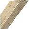 Ekena Millwork 6"W x 16"D x 16"H Traditional Rough Sawn Knee Brace, Douglas Fir BRC06X16X16TRA00RDF - alternate 1